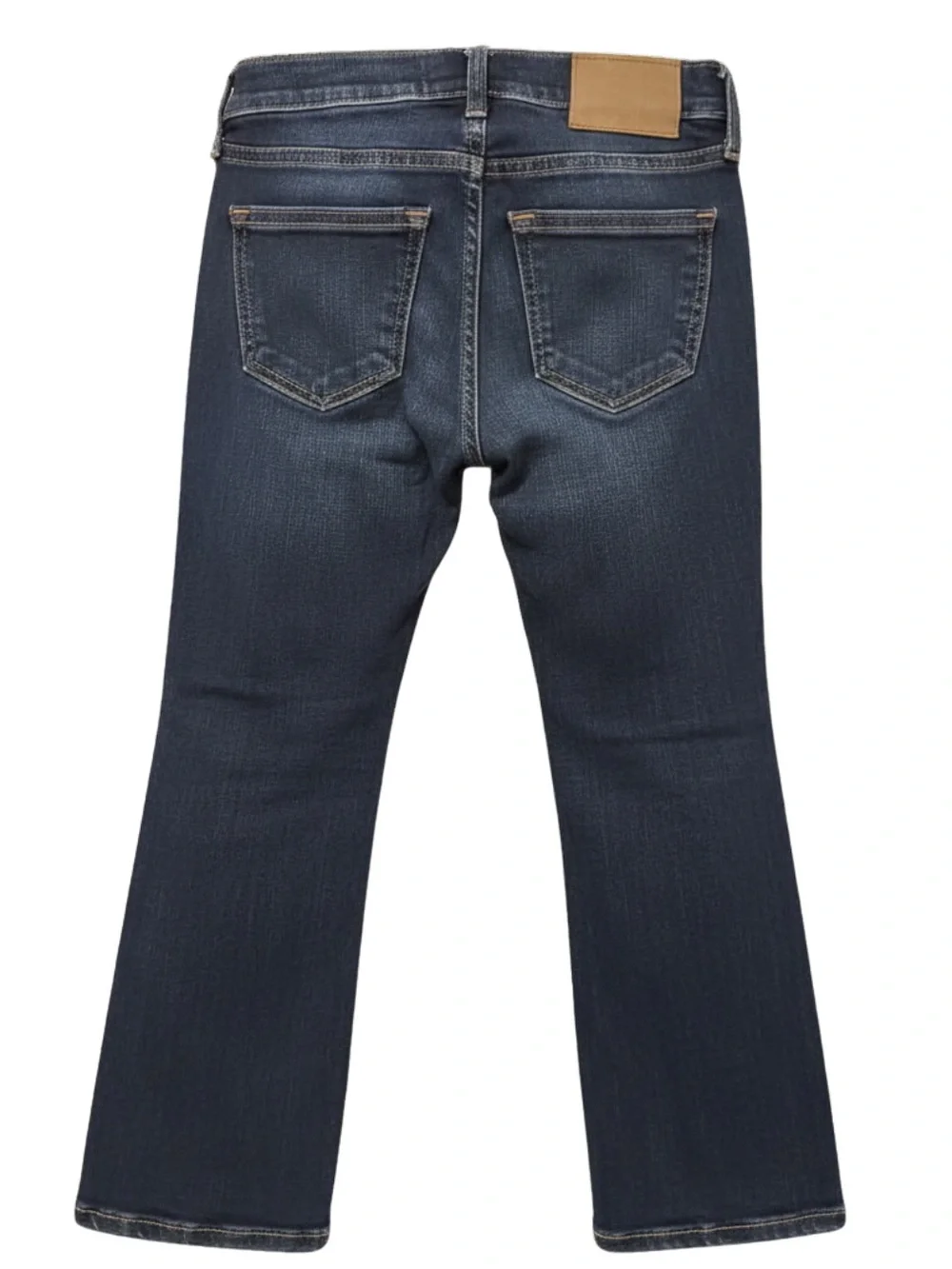Abercrombie Kids Girls Size 5/6 Long Bootcut Dark Wash Jeans Boot Leg Denim